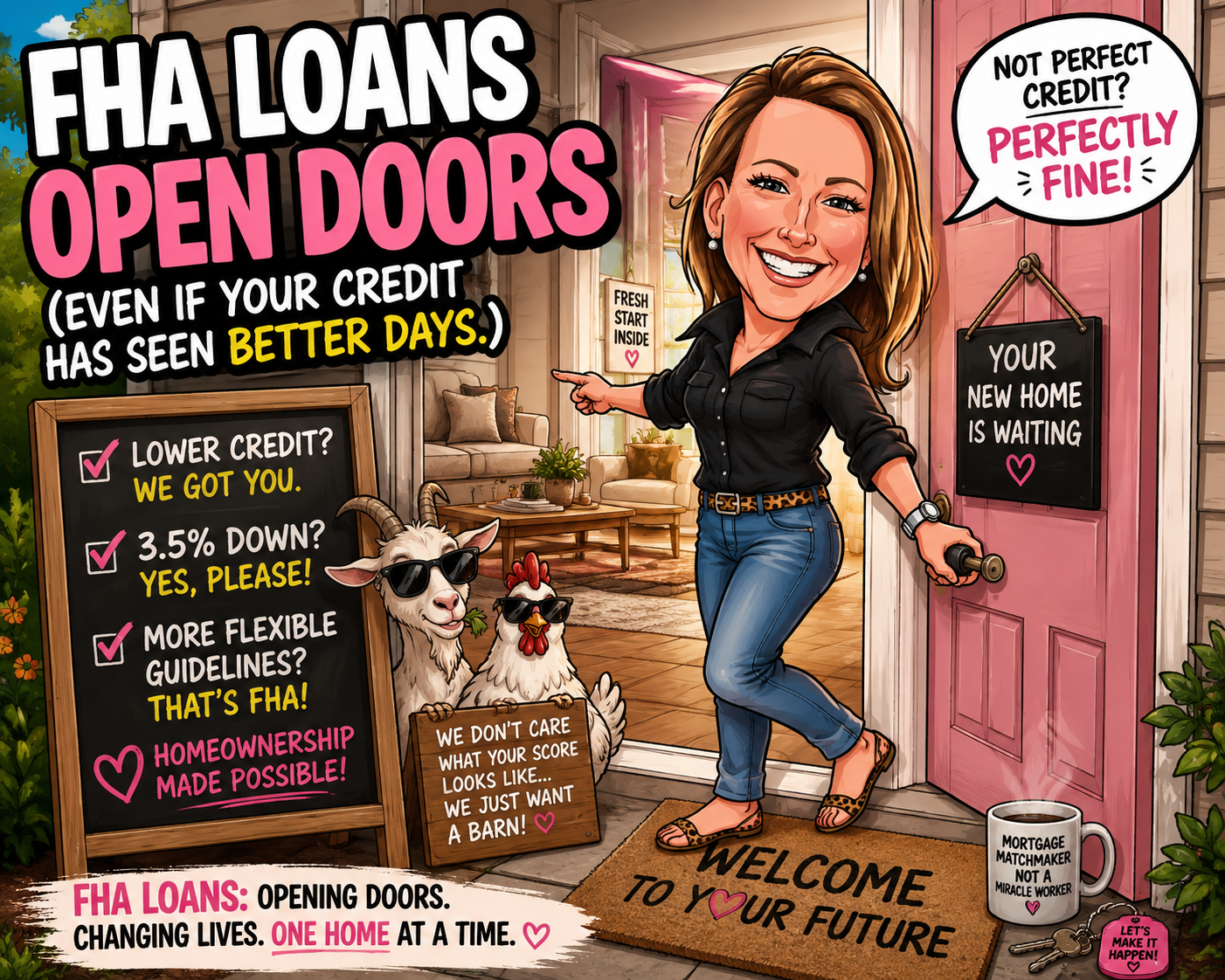 FHA loans open doors with flexible qualifying guidelines